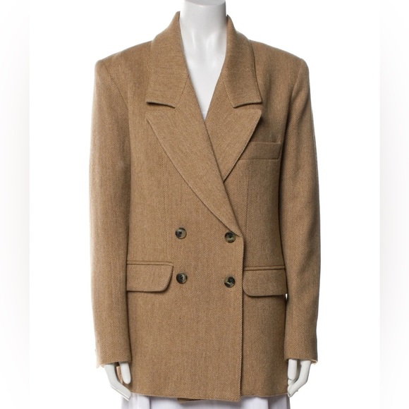 Smythe Jackets & Blazers - Smythe Beige Herringbone Jacket